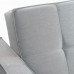 ASKESTA АСКЕСТА 3-местный диван-кровать - Книса светло-серый