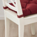 MALINDA МАЛИНДА Подушка на стул - темный коричнево-красный 40/35x38x7 см