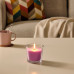 SINNLIG СИНЛИГ Ароматическая свеча в стакане - Вишневый/ярко-розовый 9 см