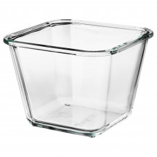 ИКЕА/365+ Контейнер для продуктов, четырехугольной формы, стекло