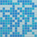 Мозаика 32.7х32.7 см цвет голубой