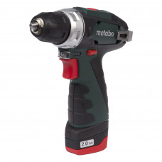 Дрель-шуруповерт аккумуляторная Metabo PowerMaxx BS, 600080950, 12 В Li-ion 2х2 Ач