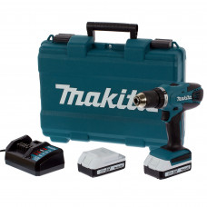 Дрель-шуруповерт аккумуляторная Makita DF457DWE, 18 В Li-ion 2x1.5 Ач