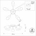 Люстра потолочная Жанр 5xE27x60 Вт 15 м² цвет хром