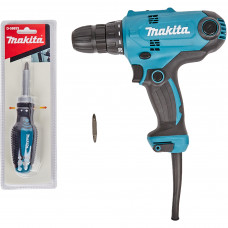 Дрель-шуруповерт сетевая Makita DF0300X1, 320 Вт