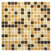 Мозаика 32.7х32.7 см керамическая, цвет коричневый