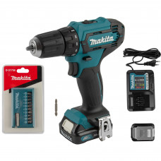 Дрель-шуруповерт Makita DF333DAX13, 12 В Li-Ion 2x2 Ач