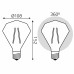 Лампа светодиодная Gauss Filament Diamond E27 5 Вт 450 Лм свет тёплый белый