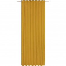 Штора на ленте Lidia Solemio, 140х280 см, однотонный, цвет жёлтый