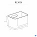 Короб для пенала прямоугольный Sensea Remix цвет черный 12x10.7x17.5 см