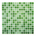 Мозаика 32.7х32.7 см стекломасса цвет зелёный