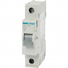 Автоматический выключатель Hager MY140 1P 40 А 4.5 кА C