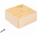 Коробка распределительная 100x100x44 мм цвет сосна, IP20