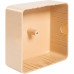 Коробка распределительная 100x100x44 мм цвет сосна, IP20
