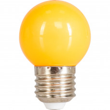 Лампа светодиодная Volpe E27 220 В 1 Вт шар матовый 80 лм оранжевый свет