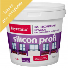 Краска для колеровки фасадная Bayramix Silicon Profi прозрачная база С 0.9 л