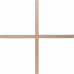 Полка крестовая для шкафа SPACEO KUB 32.7x32.6 см цвет дуб