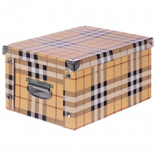 Коробка картон 30x20x15 см, клетка