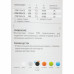 Стяжка кабельная многоразовая Европартнер PRM 7.5x200 мм, микс цветов, 15 шт.