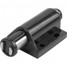 Набор для крепления стеклянной дверки, одностворчатой, цвет чёрный Набор для крепления стеклянной дверки, одностворчатой, цвет чёрный