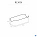 Короб для выдвижного ящика прямоугольный Sensea Remix S цвет белый 7.3x4.7x15.7 см