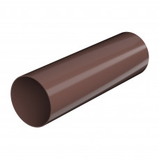 Труба водосточная 82x3000 мм цвет коричневый