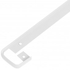 Планка для столешницы соединительная, 38 мм, металл, цвет белый матовый