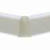 Угол для плинтуса наружный белый матовый 70 мм 2 шт.