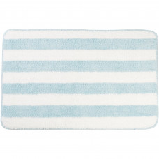 Коврик для ванной комнаты Passo 45x70 см цвет голубой/белый