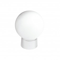 Светильник НББ 60 Вт IP20 с оптико-акустическим датчиком, накладной, шар, цвет белый