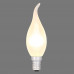 Лампа накаливания Bellight E14 230 В 60 Вт свеча на ветру матовая 3 м2 свет тёплый белый