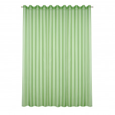Тюль на ленте Капри 250x260 см цвет зеленый