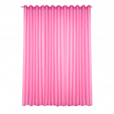 Тюль на ленте Капри 250x260 см цвет розовый