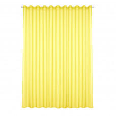 Тюль на ленте Капри 250x260 см цвет желтый