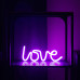 Ночник светодиодный Старт Neon «Love» на батарейках