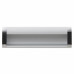 Ручка мебельная врезная Boyard RS056CP/SC.2/128 128 мм, цвет серый