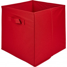 Короб Spaceo Kub, 310x310x310 мм, 27.44 л, полипропилен, цвет красный
