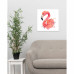 Картина на холсте «Фламинго» 30x30 см