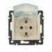 Розетка встраиваемая влагозащищённая Legrand Valena с заземлением с крышкой IP44 цвет слоновая кость Розетка встраиваемая влагозащищённая Legrand Valena с заземлением с крышкой IP44 цвет слоновая кость
