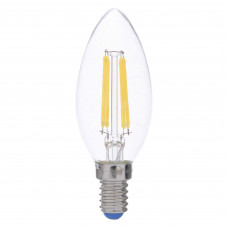 Лампа светодиодная филаментная Airdim форма свеча E14 5 Вт 500 Лм свет холодный