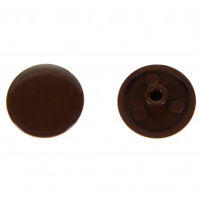 Заглушка на шуруп-стяжку Hex 7 мм полиэтилен цвет коричневый, 50 шт.