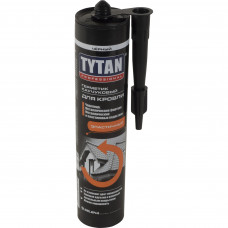 Герметик каучуковый кровельный чёрный Tytan Professional, 310 мл