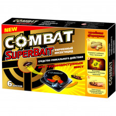 Инсектицид от тараканов Combat Super Bait 6 дисков