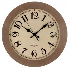 Часы настенные Шарм дерево ⌀30 см цвет коричневый