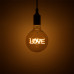 Лампа светодиодная филаментная Gauss Love E27 230 В 2.5 Вт шар прозрачный с золотистым напылением 220 лм, тёплый белый свет