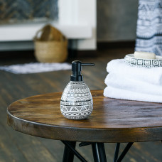 Дозатор для жидкого мыла Nomads цвет белый/чёрный