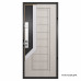 Дверь входная металлическая Альта, 950 мм, левая, цвет графит/белое дерево