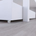 Колесо для мебели неповоротное STANDERS без тормоза площадка для мягкого пола 15 мм, до 10 кг, цвет белый