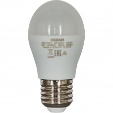 Лампа светодиодная Osram E27 220 В 8 Вт шар матовая 806 лм белый свет