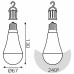Лампа светодиодная Gauss A60 E27 8 Вт груша 490 лм белый свет, с литий-ионным аккумулятором